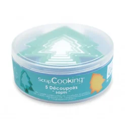 Découpoir sapin x5 - ScrapCooking