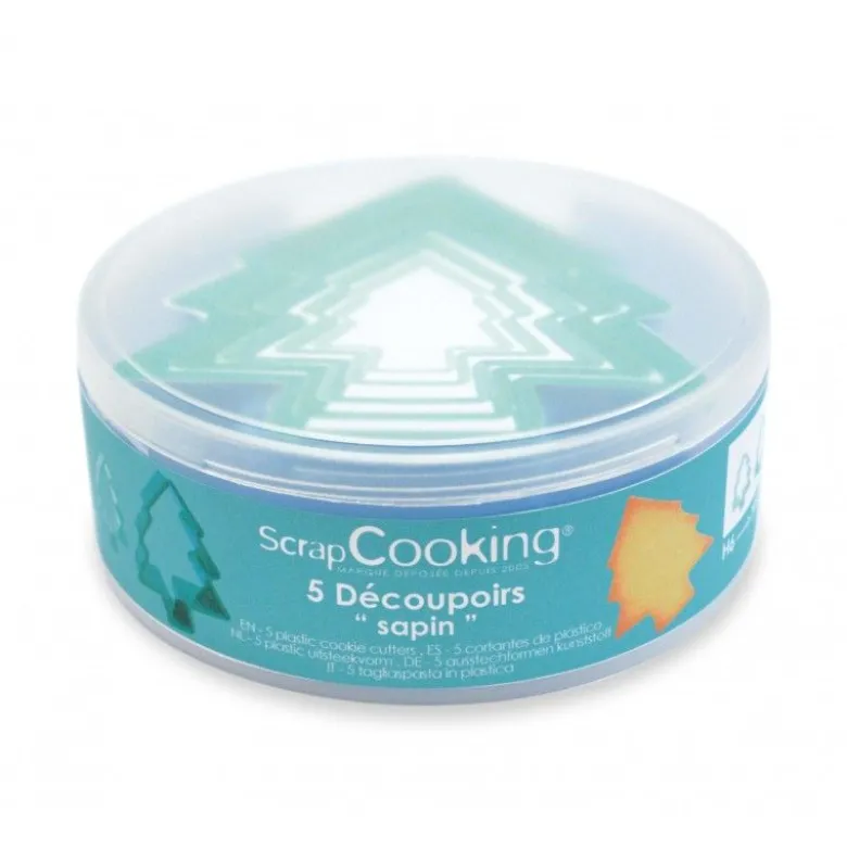 Découpoir sapin x5 - ScrapCooking