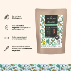 DDM Courte Chocolat de Couverture Lait Amatika 46% 250g - Valrhona