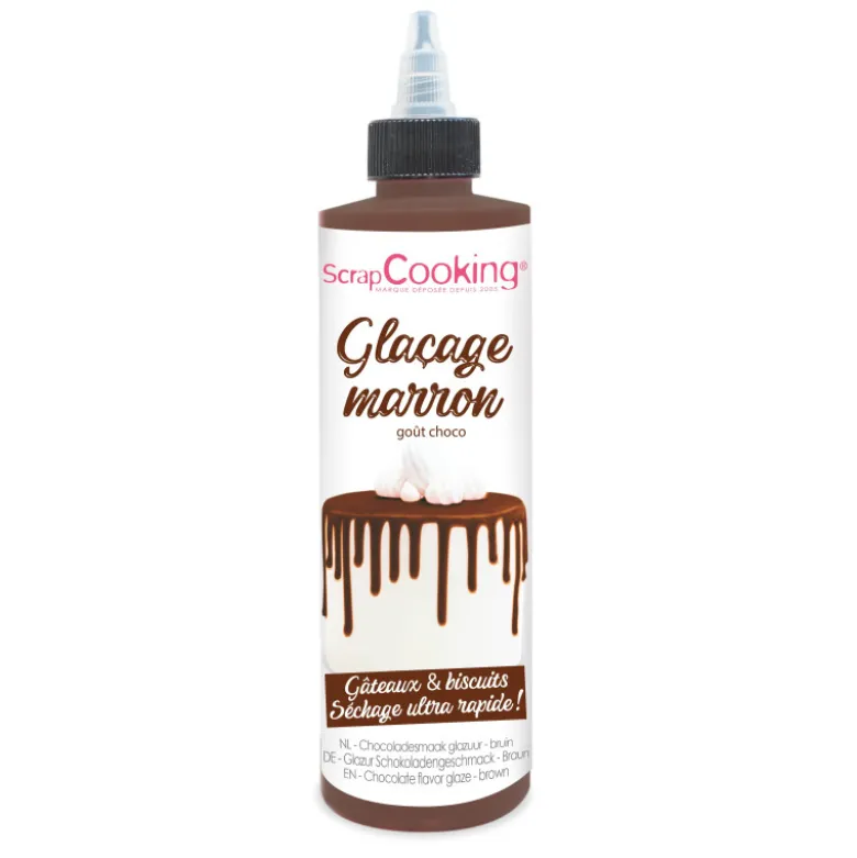 DDM Courte Glaçage marron prêt à l'emploi goût choco 130g - ScrapCooking