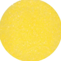 DDM Courte Paillette cristaux sucre jaune 80g - FunCakes