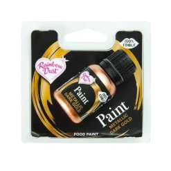 DDM Courte Peinture alimentaire or métallique 25ml - Rainbow Dust