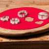 DDM Courte Rouleau Pâte à Sucre 36cm Rouge - Funcakes