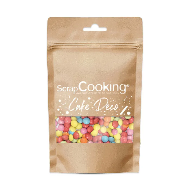DDM Courte Sachet décors sucrés dragées choco 75g - ScrapCooking