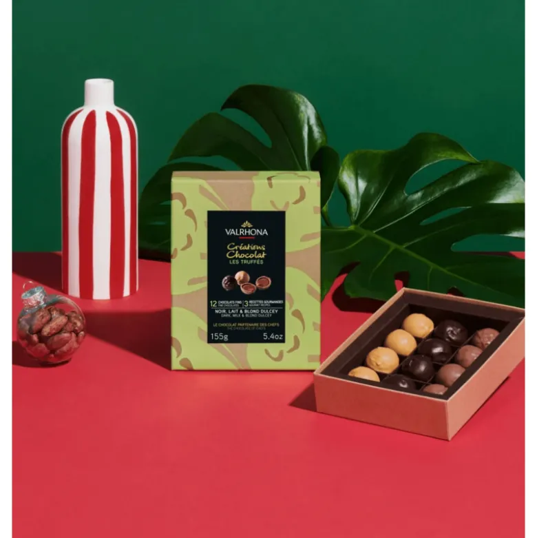 DDM Dépassée Coffret 12 Truffes 3 Chocolats - Valrhona