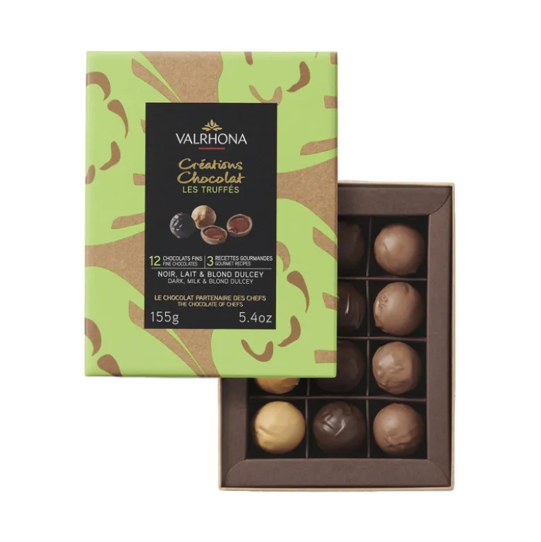 DDM Dépassée Coffret 12 Truffes 3 Chocolats - Valrhona
