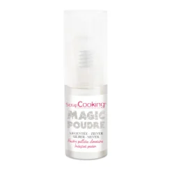 DDM Dépassée Spray colorant argent Magic poudre 10g colorant alimentaire de surface - ScrapCooking
