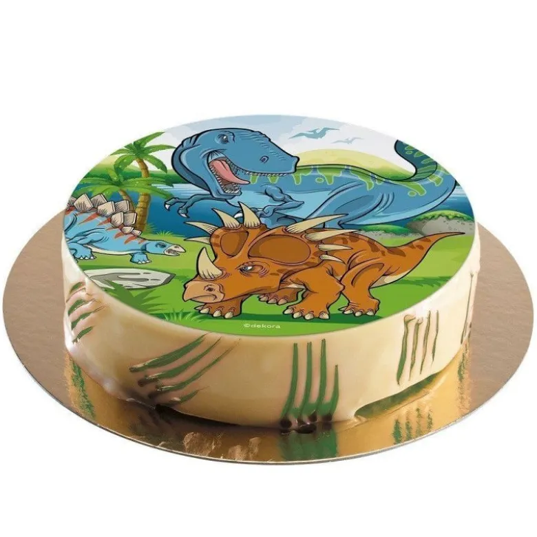 Disque azyme Dinosaure 20cm - Dekora