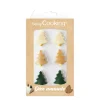 DLUO Dépassée Décor Sapins Noël Pâte d'Amande - ScrapCooking