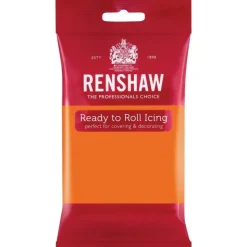 DLUO Dépassée Pâte à sucre orange Pro 250g - Renshaw