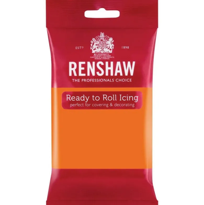DLUO Dépassée Pâte à sucre orange Pro 250g - Renshaw