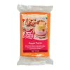 DLUO Dépassée Pâte à sucre orange Tiger 250g - FunCakes