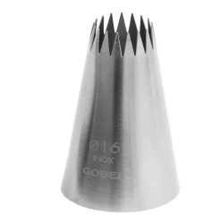 Douille Cannelée Petit Four Inox Ø 16 mm 17 Dents - Gobel