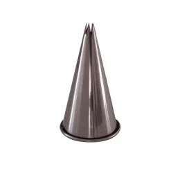Douille inox cannelée 5mm 8 dents - De Buyer