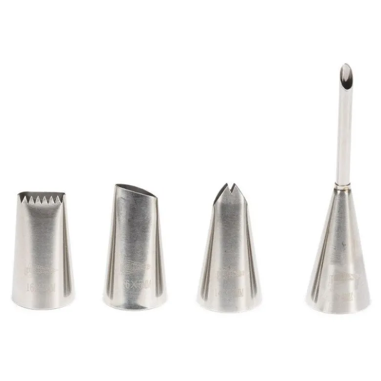 Douille inox déco x4 - Patisse