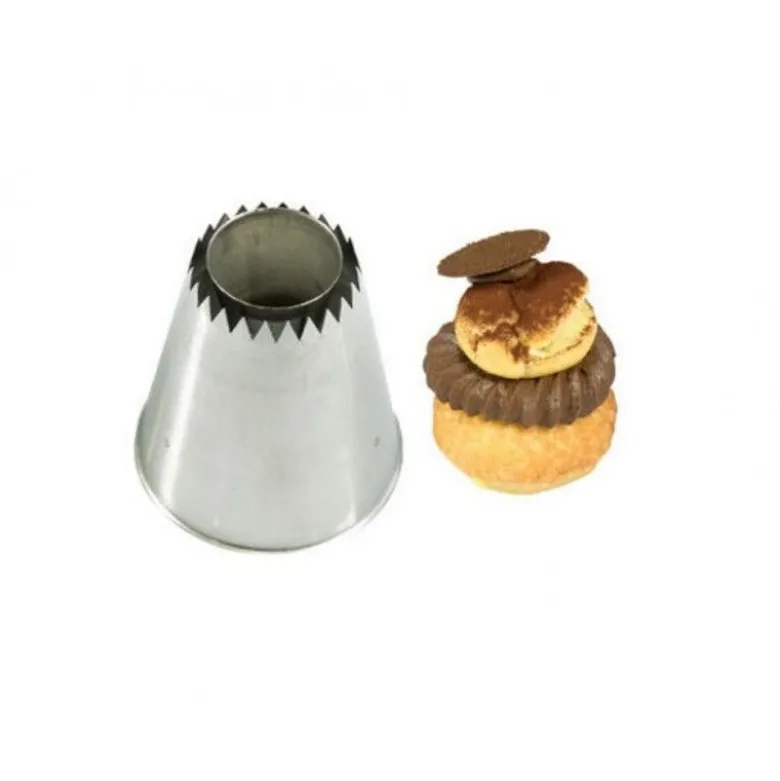 Douille Religieuse tube inox rasant - Silikomart