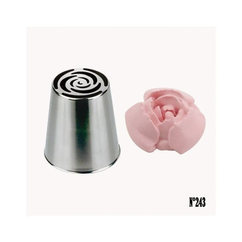 Douille Russe Fleur Rose n°243 - De Buyer