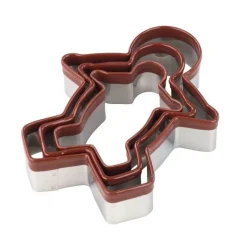 Emporte-pièce gingerbread marron x3 - Tala