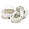 Emporte-pièce inox rond cannelé x3 - Kitchen Craft
