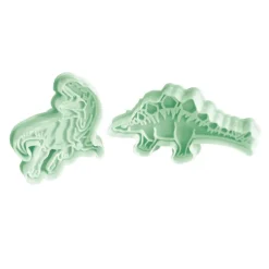 2 Emporte-pièces avec Ejecteurs Dinosaure - Scrapcooking