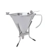 Entonnoir à piston Kwik Pro 1,5L + support - De Buyer