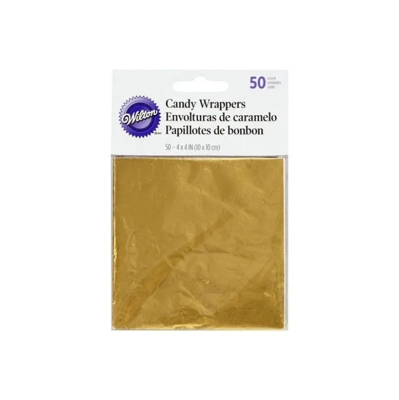 Feuille d’emballage Doré x50 - Wilton