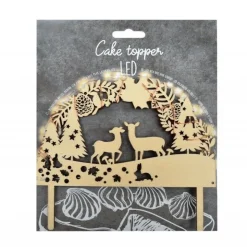 FIN DE SERIE Cake topper LED Forêt Enchantée - ScrapCooking