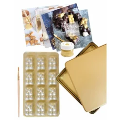 FIN DE SERIE Coffret Ourson Gold Édition limitée - ScrapCooking