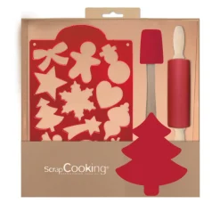 FIN DE SERIE Coffret Pâtisserie Enfant Biscuits de Noël - ScrapCooking