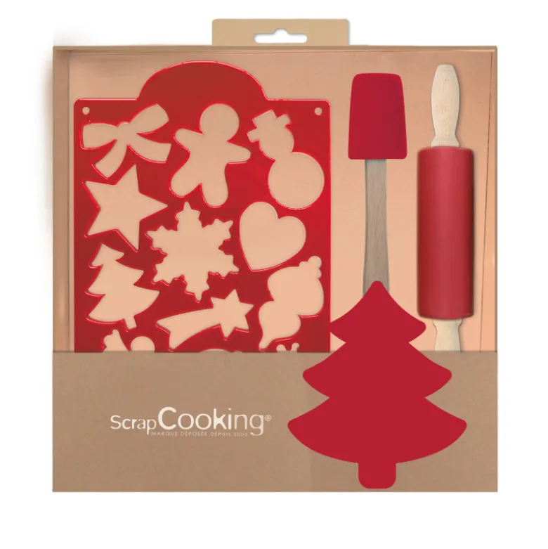 FIN DE SERIE Coffret Pâtisserie Enfant Biscuits de Noël - ScrapCooking