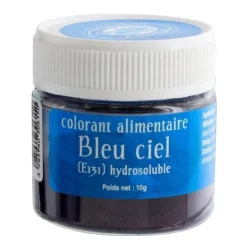 FIN DE SERIE Colorant alimentaire artificiel bleu ciel - Le Comptoir Colonial