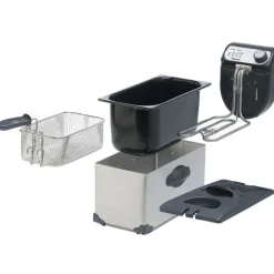 FIN DE SERIE Friteuse inox 1 cuve 3,5L - Bestron