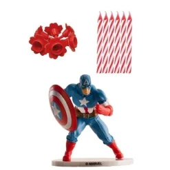 FIN DE SERIE Kit décoration Captain America - DeKora