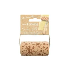 FIN DE SERIE Mini rouleau empreintes flocon - ScrapCooking