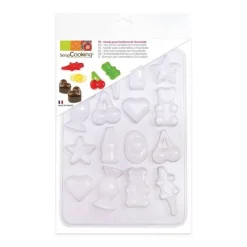 FIN DE SERIE Moule bonbons et chocolats x16 - ScrapCooking