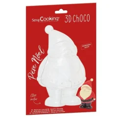 FIN DE SERIE Moule 3D choco Père Noël - ScrapCooking