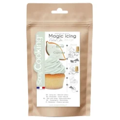 FIN DE SERIE Préparation pour glaçage prêt à l'emploi Magic icing Sauge - ScrapCooking
