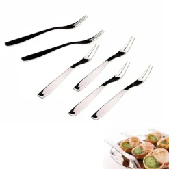 Fourchette à escargots inox x6 - Chevalier