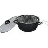 Friteuse traditionnelle noire 26cm - Baumalu