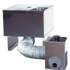 Fumoir inox complet 31x31cm De Buyer