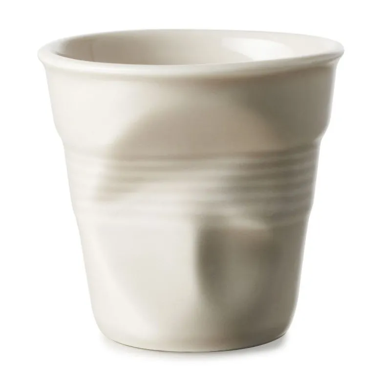 Gobelet froissé gris galet 18cl - Revol