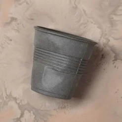 Gobelet froissé gris 100% recyclé 18cl - Revol