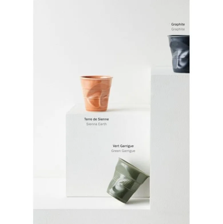 Gobelet froissé terre de sienne 8cl - Revol