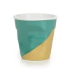 Gobelet froissé Twist Green Up 8cl - Revol