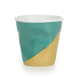 Gobelet froissé Twist Green Up 8cl - Revol