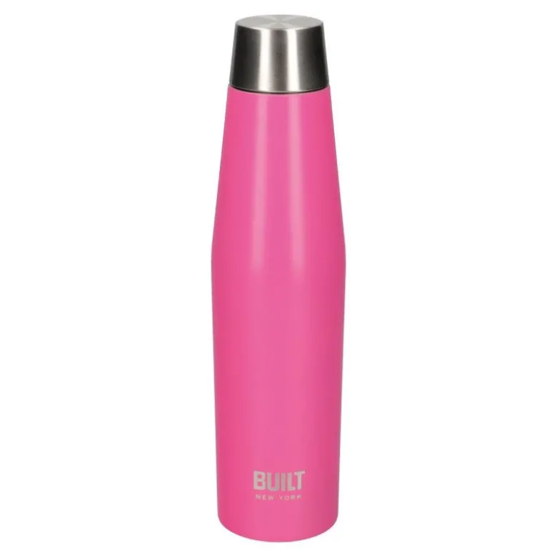 Gourde de sport inox rose fuschia 540 ml - Built