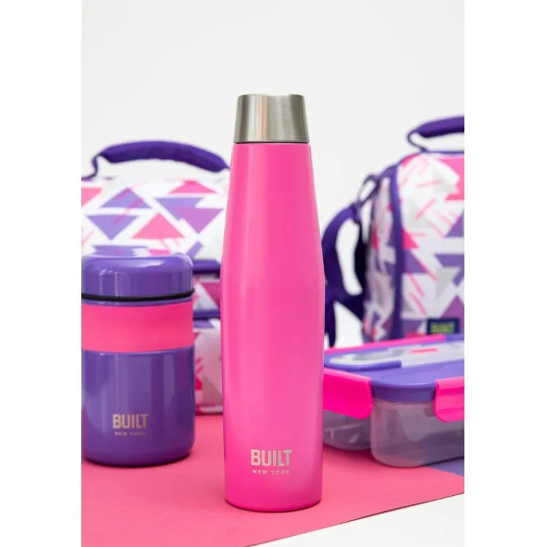 Gourde de sport inox rose fuschia 540 ml - Built