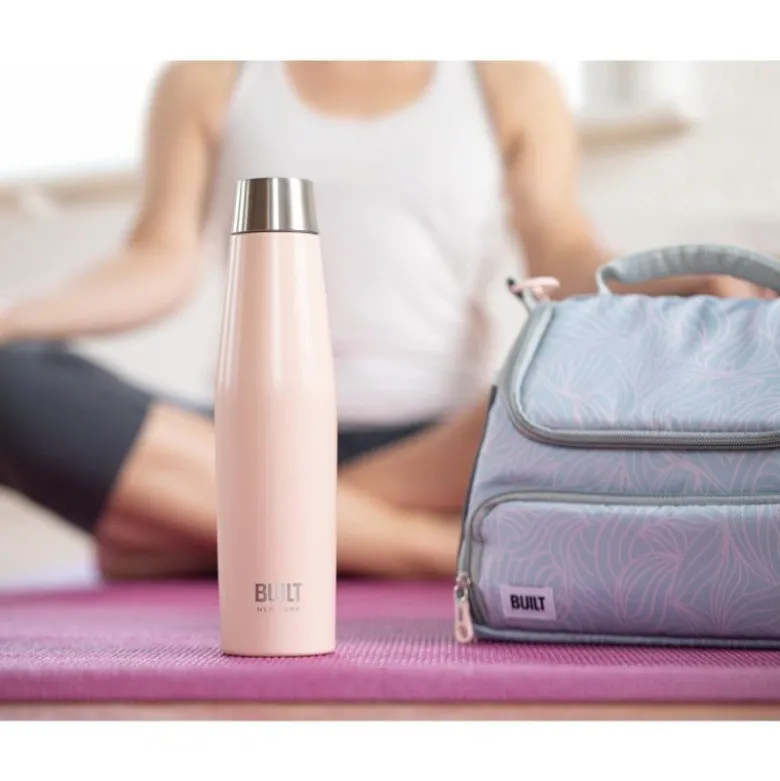 Gourde de sport inox rose pale 540 ml - Built