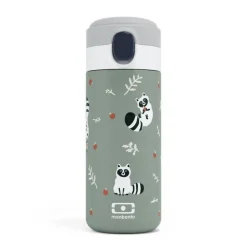 Gourde isotherme MB Pop Vert Raccoon - Monbento