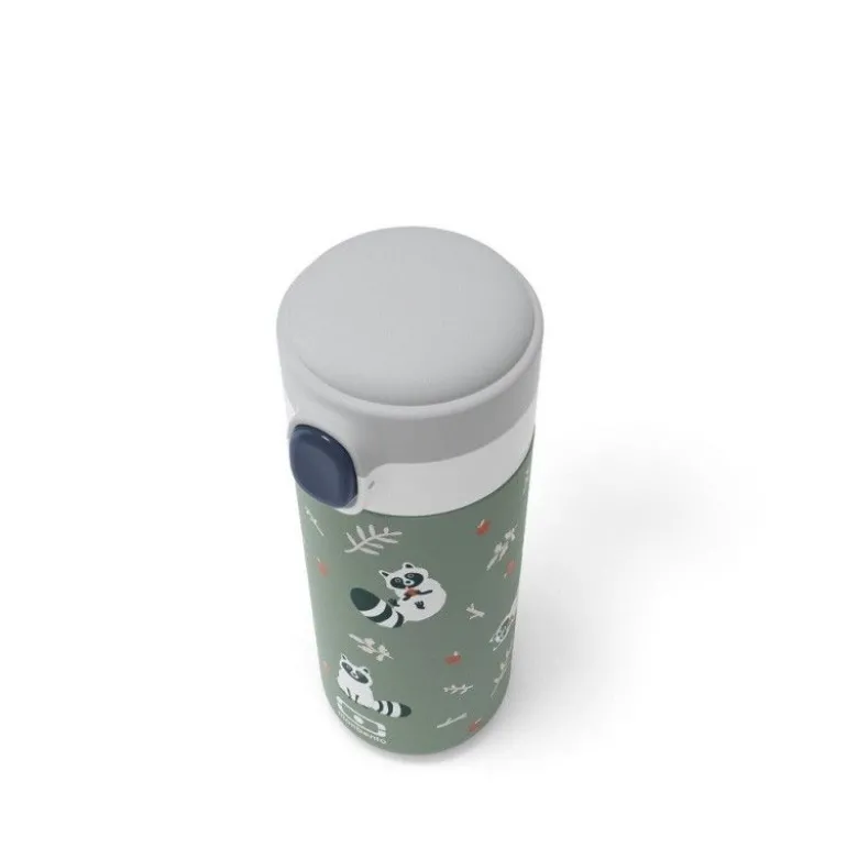 Gourde isotherme MB Pop Vert Raccoon - Monbento